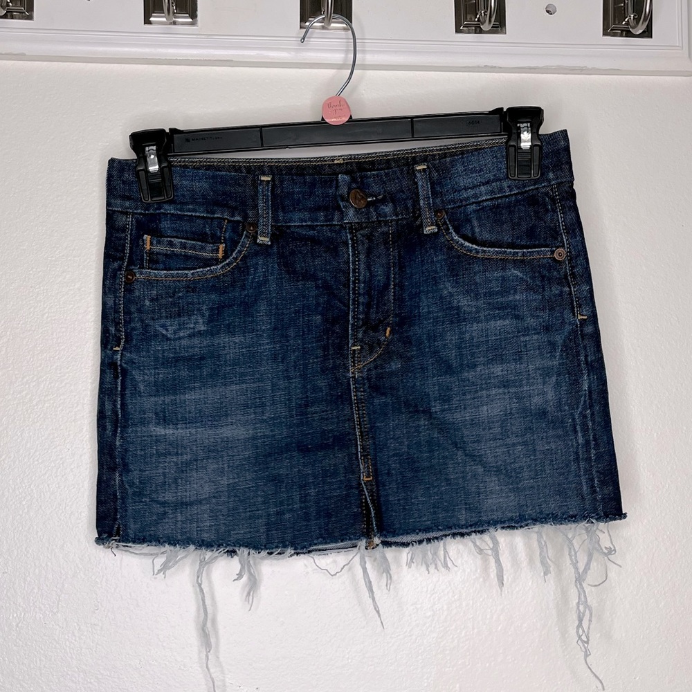 Citizens of humanity Jean mini skirt